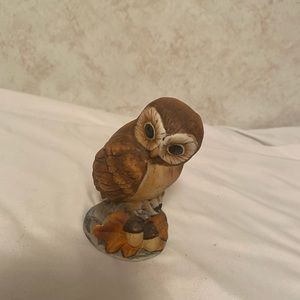 Owl by Andrea 6350 Andrea by Sadek Made in Japan Owl Figurine 3.5” tall damaged